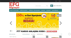 Desktop Screenshot of efgbilgisayar.com